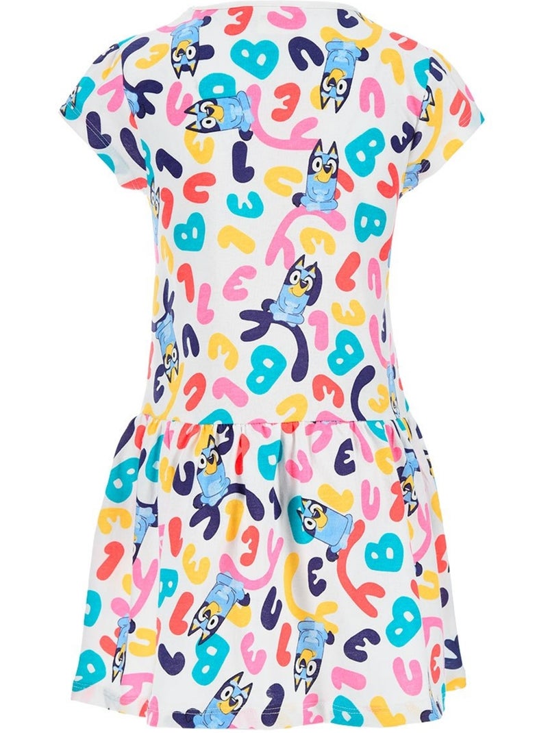 Vestido calças de ganga bluey menina | licença oficial Branco - Kiabi