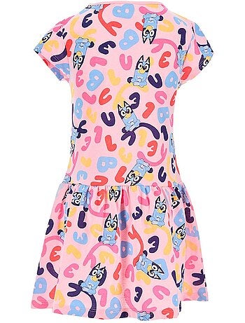 Vestido calças de ganga bluey menina | licença oficial