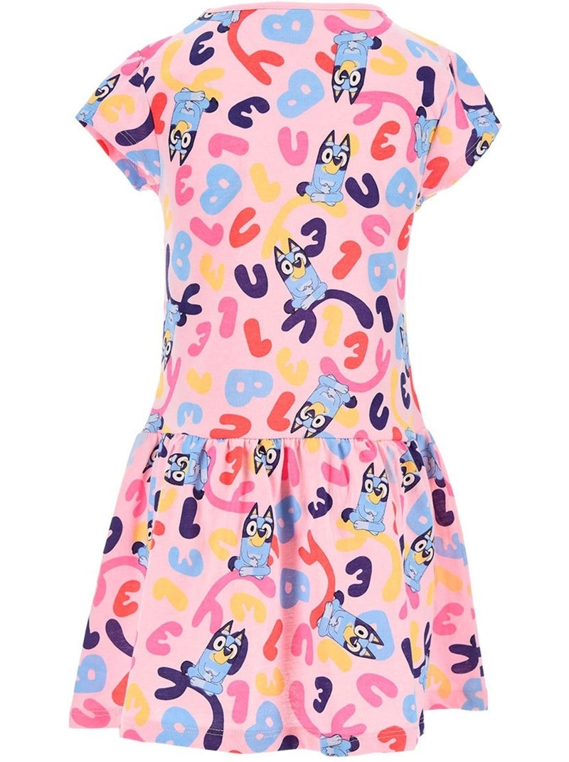 Vestido calças de ganga bluey menina | licença oficial Rosa - Kiabi