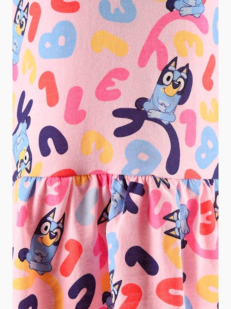 Vestido calças de ganga bluey menina | licença oficial Rosa - Kiabi