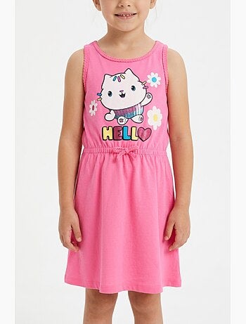 Vestido calças de ganga gabby's dollhouse menina | licença oficial