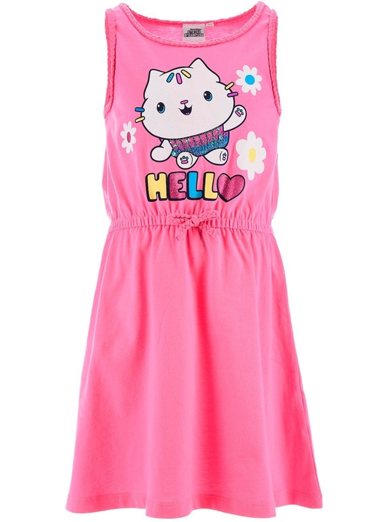 Vestido calças de ganga gabby's dollhouse menina | licença oficial Rosa - Kiabi