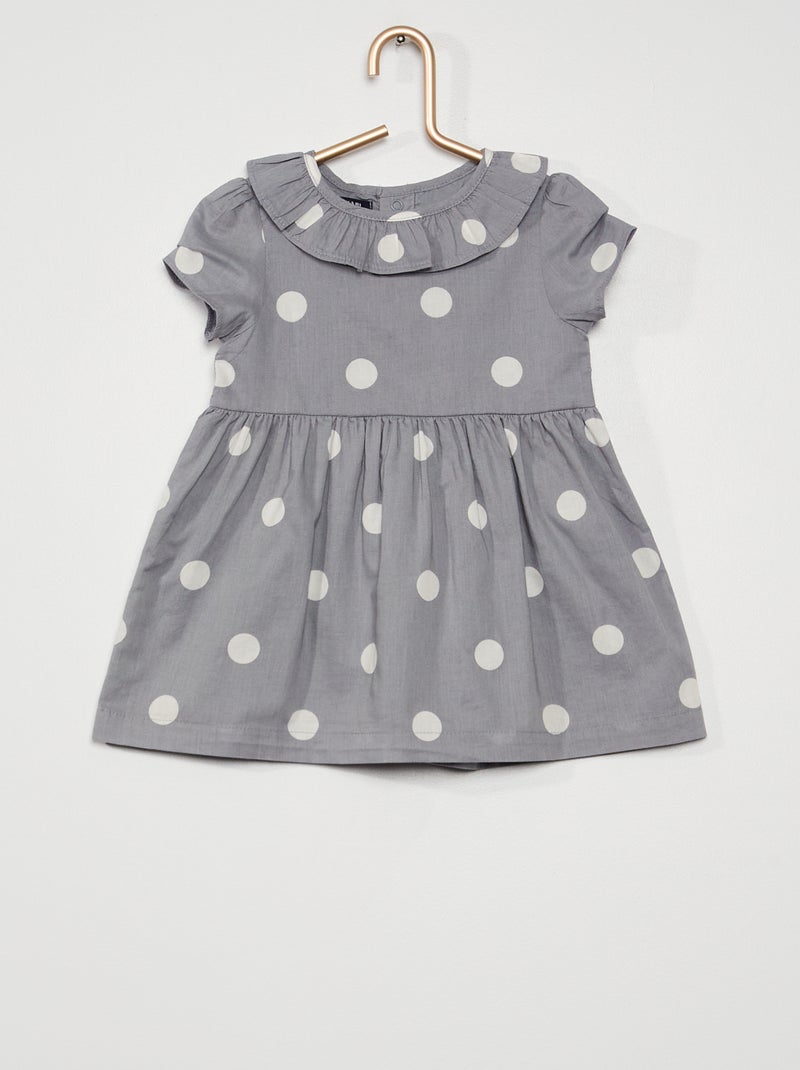 Vestido + calções bloomer estampados AZUL - Kiabi