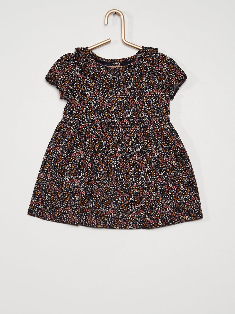 Vestido + calções bloomer estampados AZUL - Kiabi