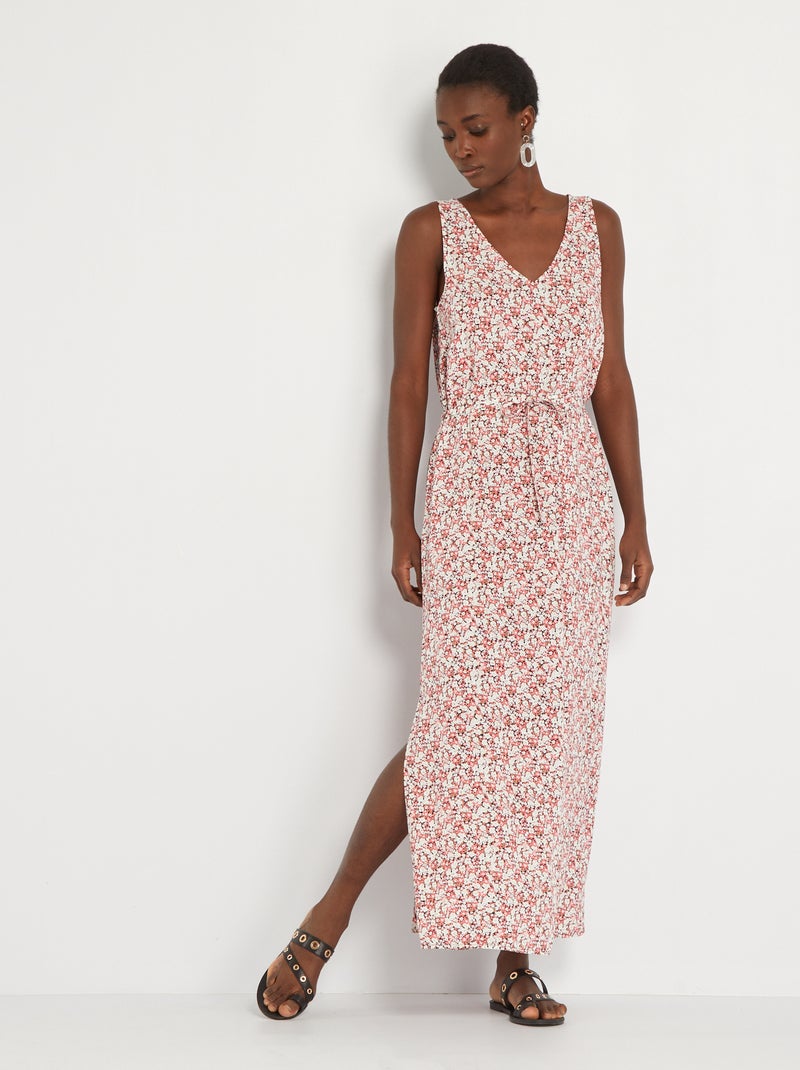Vestido-camisa com cinto para apertar 'JDY' ROSA - Kiabi