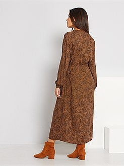 Vestido camisa comprido 'JDY' - Kiabi