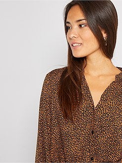 Vestido camisa comprido 'JDY' - Kiabi