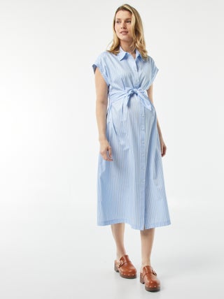 Vestido-camisa de grávida