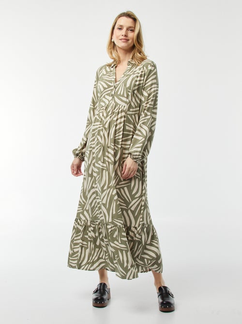 Vestido-camisa de grávida - Kiabi