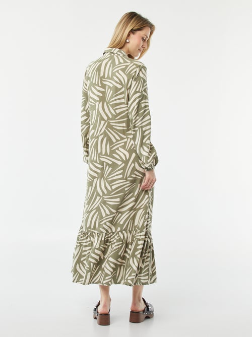 Vestido-camisa de grávida - Kiabi