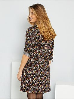 Vestido-camisa de grávida - Kiabi