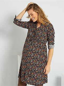 Vestido-camisa de grávida - Kiabi