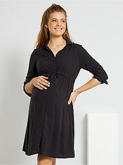 Vestido-camisa de grávida - Kiabi