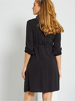 Vestido-camisa de grávida - Kiabi