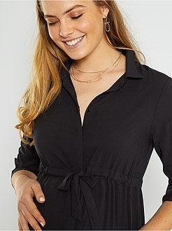 Vestido-camisa de grávida - Kiabi