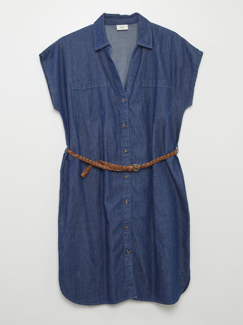 Vestido-camisa 'JDY' AZUL - Kiabi