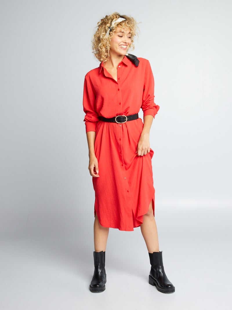 Vestido-camisa 'JDY' Rosa - Kiabi