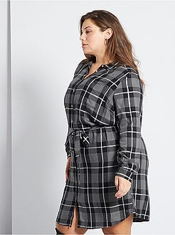 Vestido-camisa - Kiabi