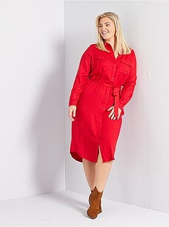 Vestido-camisa - Kiabi