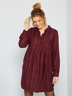 Vestido-camisa - Kiabi