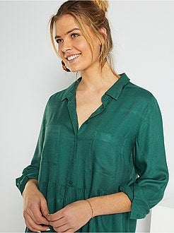Vestido-camisa - Kiabi