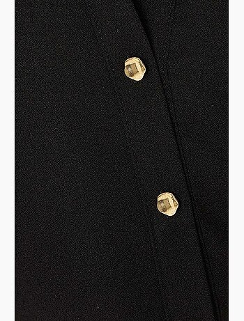Vestido camiseiro abotoado