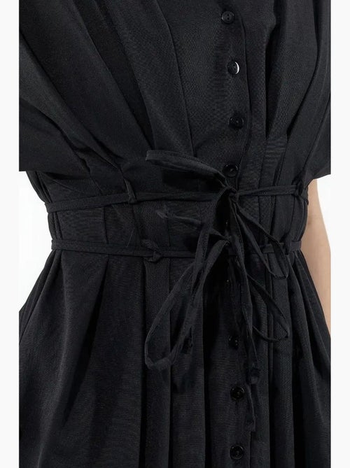 Vestido camiseiro midi casual com decote em v busem - Kiabi Vestido camiseiro midi casual com decote em v busem - Kiabi