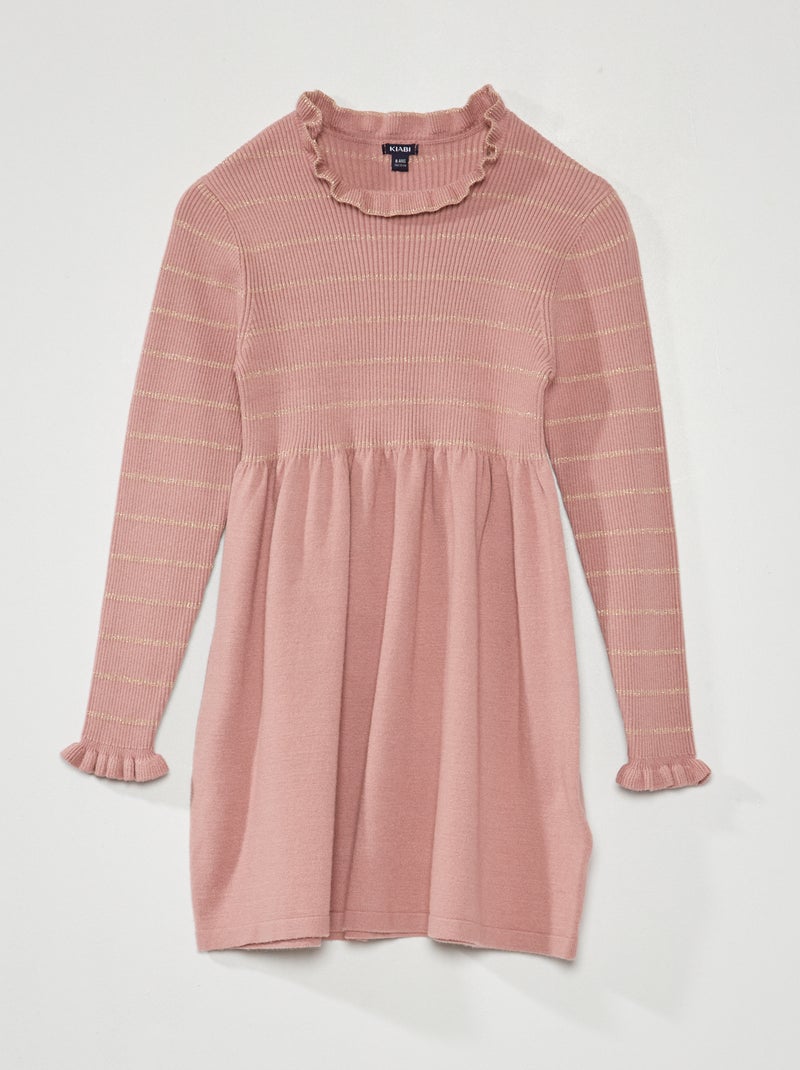Vestido-camisola às riscas ROSA - Kiabi