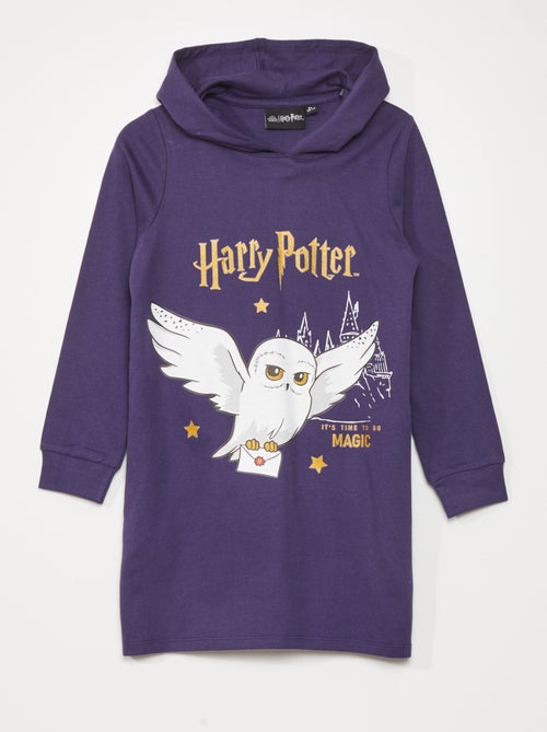 Vestido-camisola com capuz 'Harry Potter' - Kiabi