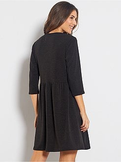 Vestido camisola com forma larga - Kiabi