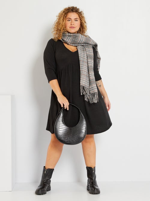Vestido camisola com forma larga - Kiabi