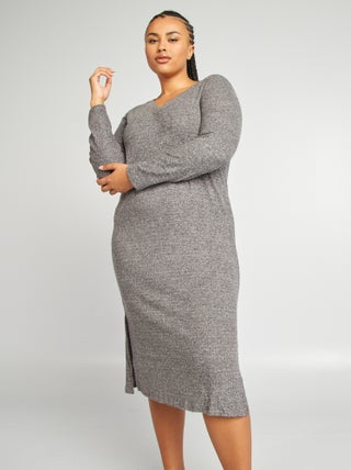Vestido-camisola comprido 'Vero Moda Curve'