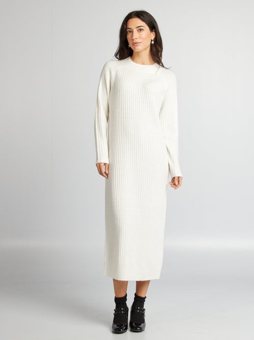 Vestido camisola corte midi - Kiabi