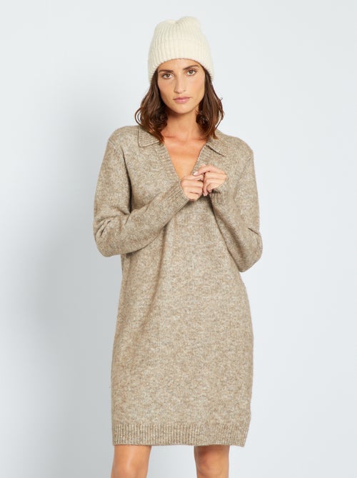 Vestido-camisola curto - Kiabi