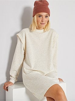 Vestido-camisola curto - Kiabi