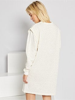 Vestido-camisola curto - Kiabi