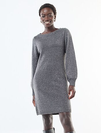 Vestido camisola curto brilhante