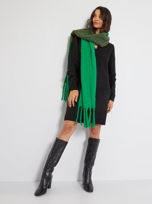 Vestido-camisola curto - Kiabi