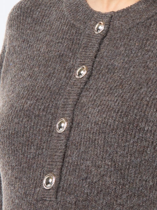 Vestido-camisola de amamentação com abertura com botões - Kiabi