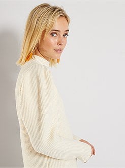 Vestido-camisola de conceção ecológica - Kiabi