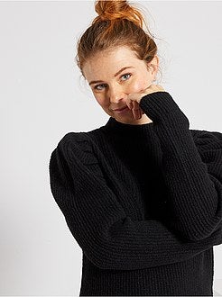 Vestido-camisola de conceção ecológica - Kiabi