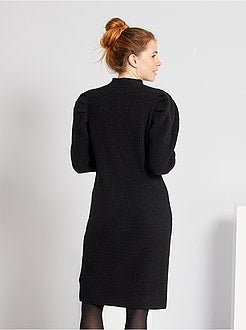 Vestido-camisola de conceção ecológica - Kiabi