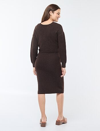 Vestido-camisola de grávida 2 em 1
