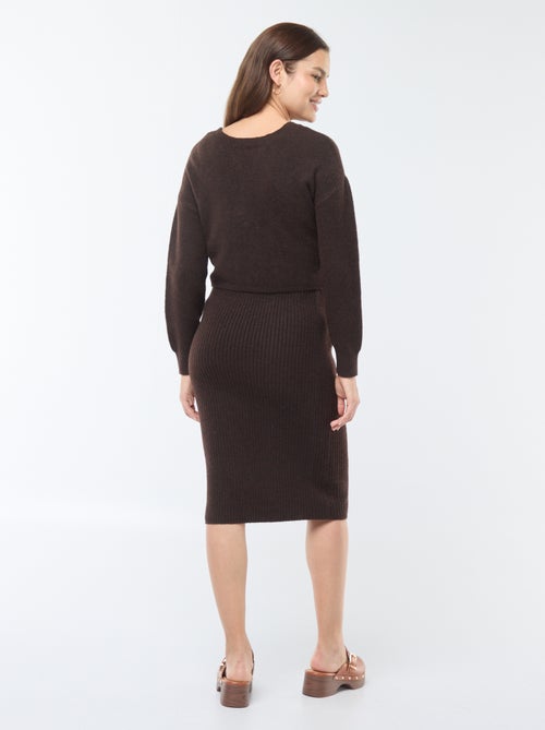 Vestido-camisola de grávida 2 em 1 - Kiabi