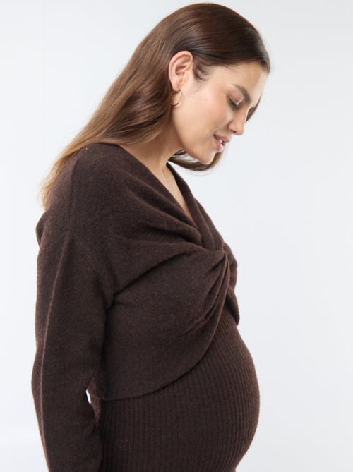 Vestido-camisola de grávida 2 em 1 - Kiabi