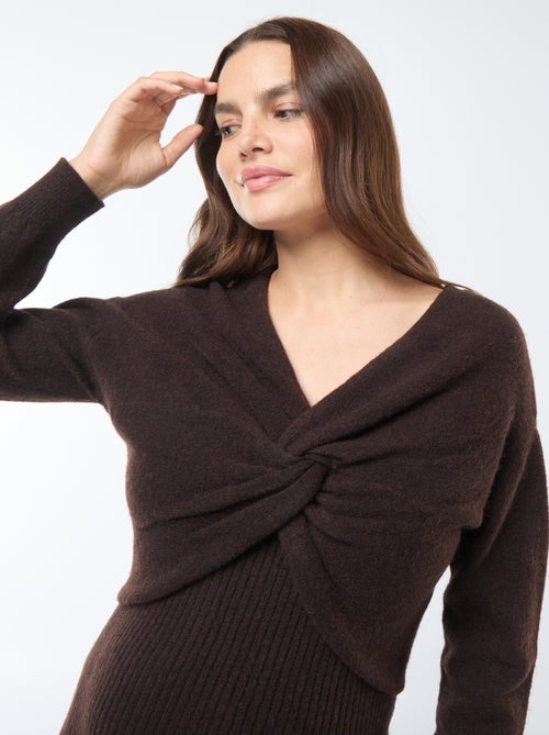 Vestido-camisola de grávida 2 em 1 - Kiabi