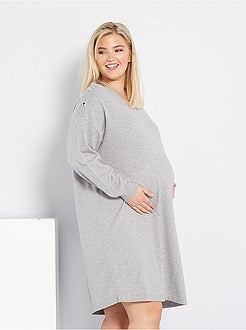 Vestido-camisola de grávida - Kiabi