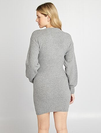 Vestido-camisola de grávida com cinto