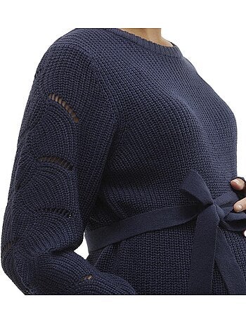 Vestido Camisola de Gravidez Mamalicious Newlina para Mulher em Azul-Marinho