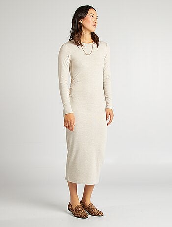 Vestido-camisola de malha
